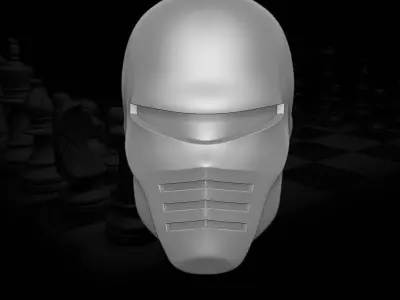 Checkmate fan art head 3D Printable Sculpt For Action Figures 3D print model