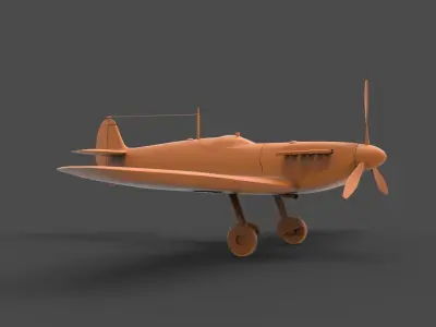 Supermarine Spitfire 3D print model