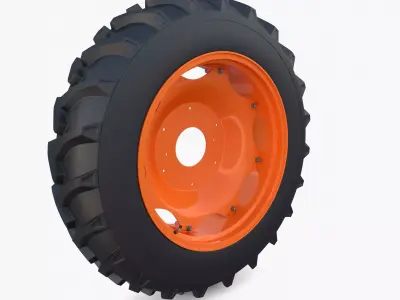 Full Tractor wheel v2 3D model