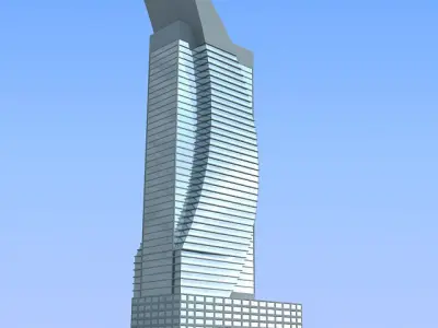 3D Building 84 3D model