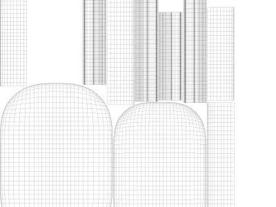 Canned meats and poultry Canned Sardines Low-poly 3D model