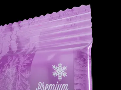 Chocolate Snack Bars packaged Low-poly 3D model