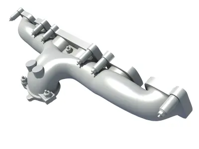 Exhaust Manifold V12 3D model