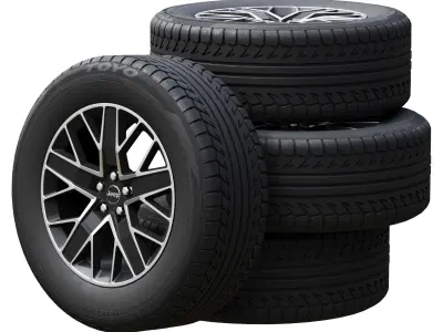 Jeep wheels 3D model