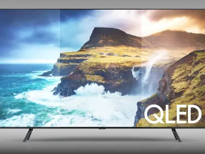 Samsung Q70R QLED Smart 4K UHD TV 75 inch 2019 3D model