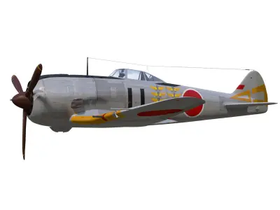 Nakajima Ki44 Tojo type II Hei 3D model