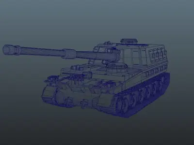 Army tank  3D model