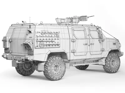 Kozak-5 tactical 2016 3D model