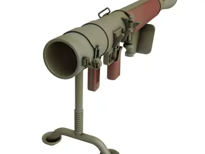 Gustaf M2 Anti Tank Launcher 3D model