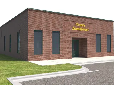 Retail-198 Retail Store 3D model