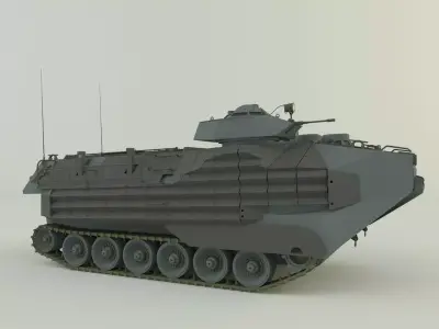 AAV7A1 Assault Amphibious Vehicle 3D model