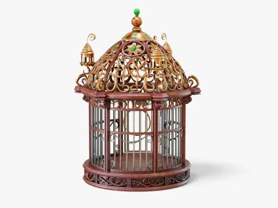 Birdcage Fantasy Low-poly 3D model
