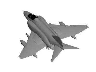 McDonnell Douglas F-4 Phantom 3D model