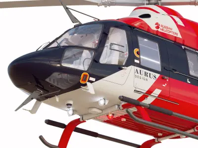 Helicopters Ansat Aurus   3D model