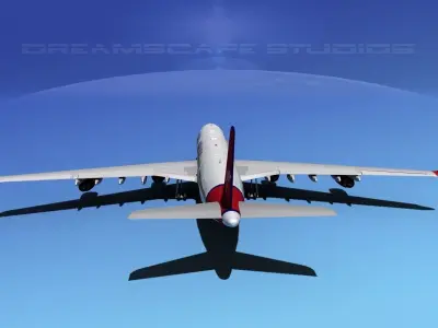 Airbus A340-600 Virgin Atlantic 3D model
