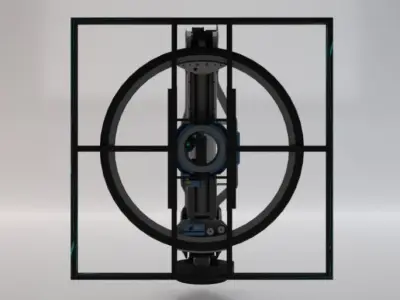 Sci-Fi Motion Platform 02 Low-poly 3D model