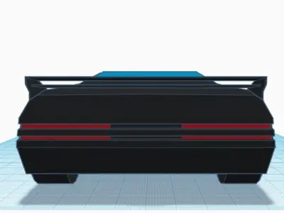 1992 Vector W8 Free 3D model