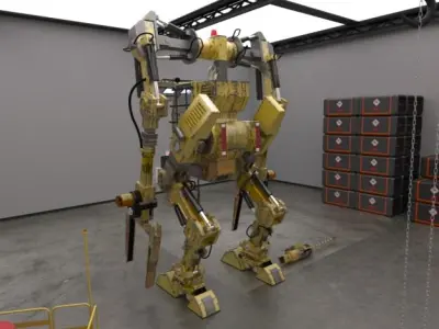 Utility Mech 0001 3D model