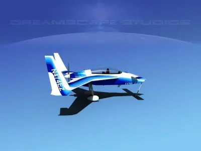 Rutan Long-EZ V01 3D model