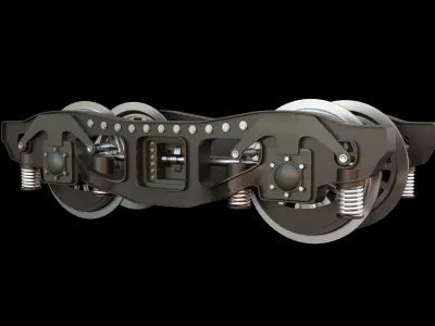 train engineer 3D model