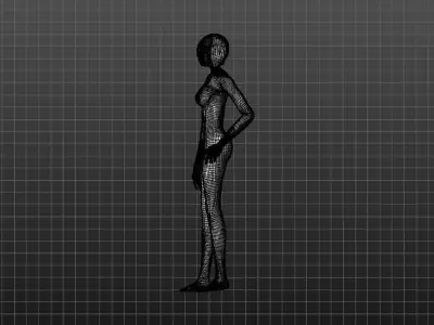 Woman for games and animation Free 3D model