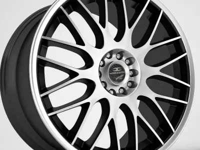 Barracuda wheel rims 3D model