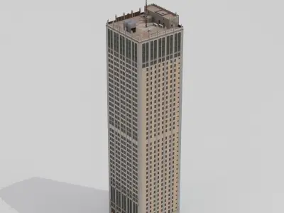 Cadillac Tower 3D model