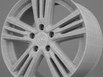 Infiniti rims 3D model