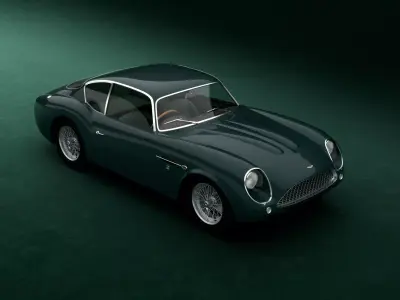 Aston Martin DB4GT Zagato 1960-1963 Free 3D model