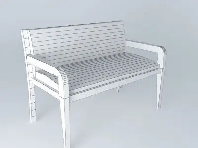 banco bench Free 3D model purchase