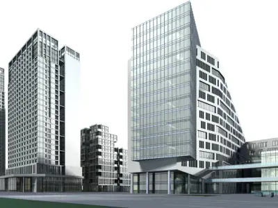 Commercial Building Collection 50 items Vol3 3D model