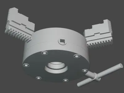 Three jaw chuck Free 3D print model