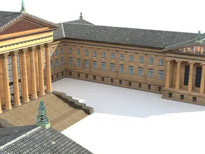 The Philadelphia Museum of Art 3D model