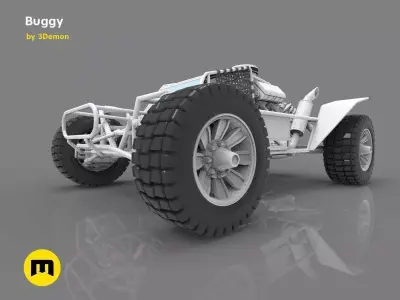 Buggy buggie Free 3D model
