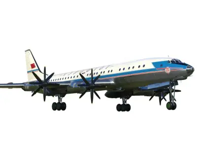 Tupolev Tu-114 3D model