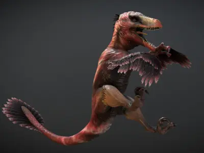 ULTIMATE RAPTOR Low-poly 3D model