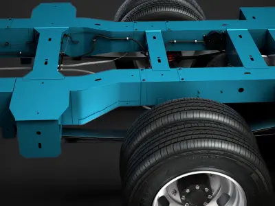 Vauxhall Movano SingleCab DW E20 Chassis 2014 3D model