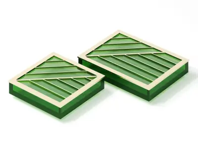 FENDI GARDEN VASES VAP Y24 Y23 Low-poly 3D model
