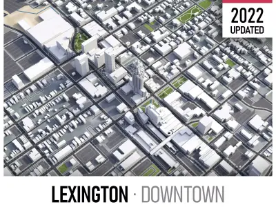 Lexington Low-poly 3D model