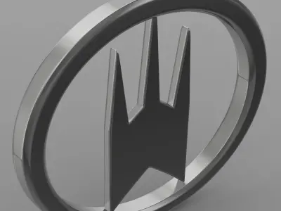 baz  logo 3D model