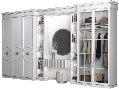 Furniture Composition 92 part 1 3D model