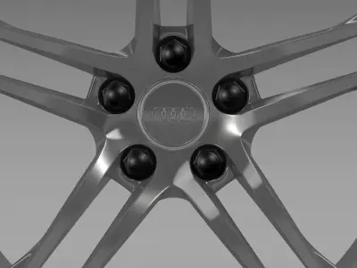 Audi R8 GT rim 3D model