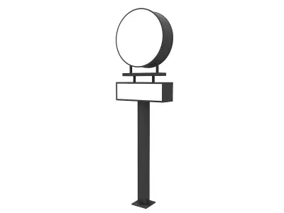 Street Billboard 3D model