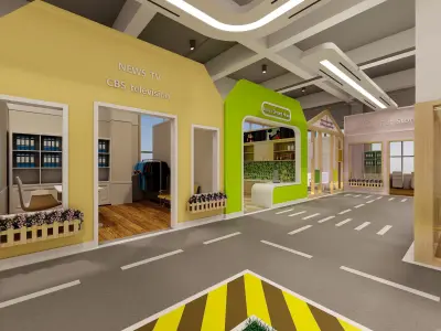 Modern Baby Store - Children Experience Center 3D model