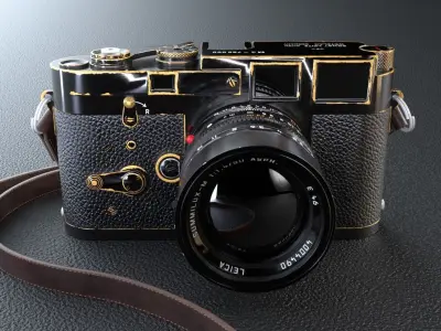 Old Camera Classic Camera Leica 3D Model With Octane 3D model