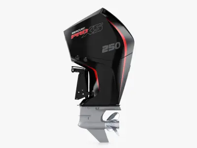 Mercury Pro XS 250 Outboard Motor 3D model
