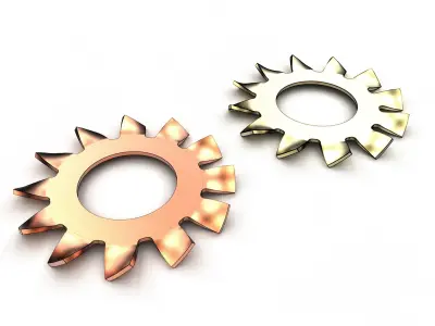 Tooth washer 3D model