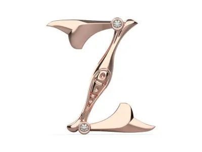 Alphabet Latin Z 3D print model purchase
