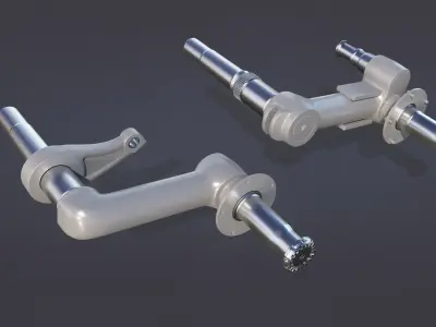 T-34 Tank Wheels Late 3D model