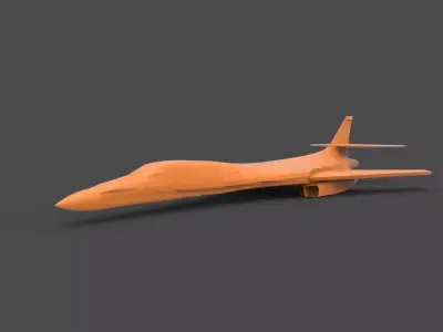 Rockwell B-1 3D print model
